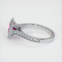 0.86 Ct. Sapphire Ring, 14K White Gold 4