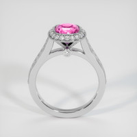 1.67 Ct. Pink Sapphire Ring, 14K White Gold 3