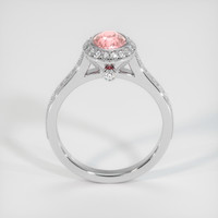 1.12 Ct. Padparadscha Sapphire Ring, 14K White Gold 3