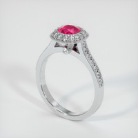 Ruby Ring 1.04 Ct., 14K White Gold Preview