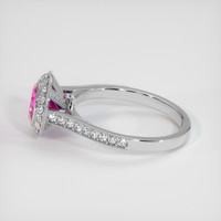 1.67 Ct. Sapphire Ring, 14K White Gold 4