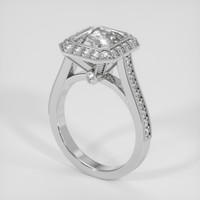 4.01 Ct. White Sapphire Ring, 14K White Gold 2