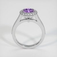 1.15 Ct. Sapphire Ring, 14K White Gold 3