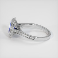 1.51 Ct. Sapphire Ring, 14K White Gold 4