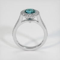 2.55 Ct. Sapphire Ring, 14K White Gold 3