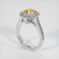 2.02 Ct. Sapphire Ring, 14K White Gold 2