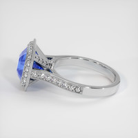 3.59 Ct. Sapphire Ring, 18K White Gold 4