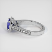 1.55 Ct. Color Change Sapphire Ring, 18K White Gold 4