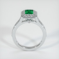 1.33 Ct. Emerald Ring, 18K White Gold 3