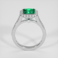 2.83 Ct. Emerald Ring, 18K White Gold 3