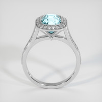 3.55 Ct. Gemstone Ring, 18K White Gold 3