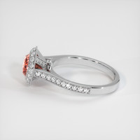 1.35 Ct. Sapphire Ring, 18K White Gold 4