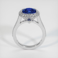 4.25 Ct. Sapphire Ring, 18K White Gold 3