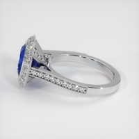4.25 Ct. Sapphire Ring, 18K White Gold 4