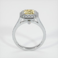 1.98 Ct. Yellow Sapphire Ring, 18K White Gold 3