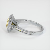 1.98 Ct. Yellow Sapphire Ring, 18K White Gold 4