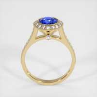 1.13 Ct. Blue Sapphire Ring, 10K Yellow Gold 3