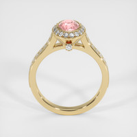 1.12 Ct. Padparadscha Sapphire Ring, 10K Yellow Gold 3