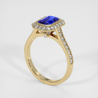 2.27 Ct. Blue Sapphire Ring, 10K Yellow Gold 2