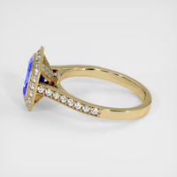 2.27 Ct. Blue Sapphire Ring, 10K Yellow Gold 4