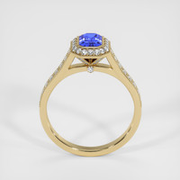 1.09 Ct. Blue Sapphire Ring, 10K Yellow Gold 3