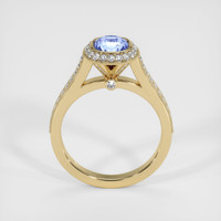 2.06 Ct. Blue Sapphire Ring, 10K Yellow Gold 3