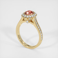 1.35 Ct. Sapphire Ring, 14K Yellow Gold 2