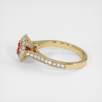 1.35 Ct. Sapphire Ring, 14K Yellow Gold 4