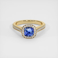 2.00 Ct. Sapphire Ring, 14K Yellow Gold 1