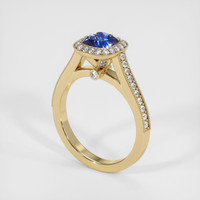 2.00 Ct. Sapphire Ring, 14K Yellow Gold 2