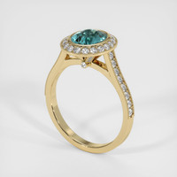2.55 Ct. Sapphire Ring, 14K Yellow Gold 2