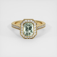 2.64 Ct. Sapphire Ring, 14K Yellow Gold 1