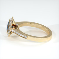 0.71 Ct. Sapphire Ring, 14K Yellow Gold 4