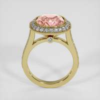 5.19 Ct. Padparadscha Sapphire Ring, 18K Yellow Gold 3