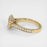 1.58 Ct. Padparadscha Sapphire Ring, 18K Yellow Gold 4