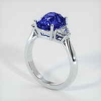 4.35 Ct. Blue Sapphire Ring, Platinum 950 2