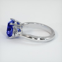 4.35 Ct. Blue Sapphire Ring, Platinum 950 4