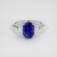 3.54 Ct. Color Change Sapphire Ring, Platinum 950 1