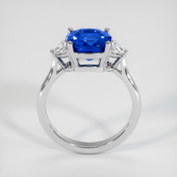 3.56 Ct. Blue Sapphire Ring, Platinum 950 3