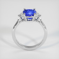 2.21 Ct. Blue Sapphire Ring, Platinum 950 3