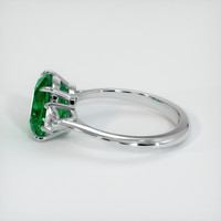 2.52 Ct. Emerald  Ring - Platinum 950