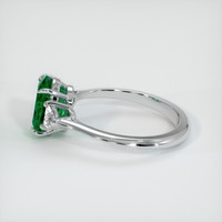 1.78 Ct. Emerald  Ring - Platinum 950