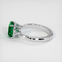 1.67 Ct. Emerald Ring, Platinum 950 4