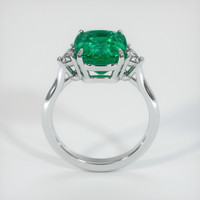 3.30 Ct. Emerald Ring, Platinum 950 3