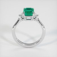 2.81 Ct. Emerald Ring, Platinum 950 3