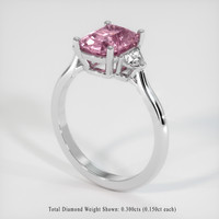 1.79 Ct. Gemstone Ring, Platinum 950 2