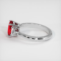 1.22 Ct. Ruby Ring, Platinum 950 4