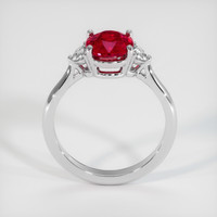 2.02 Ct. Ruby Ring, Platinum 950 3