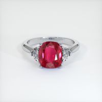 Ruby Ring 4.04 Ct., Platinum 950 Preview