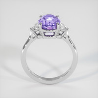 3.56 Ct. Purple Sapphire Ring, Platinum 950 3